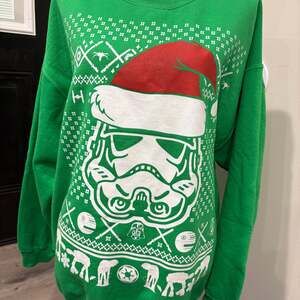 Star Wars Stormtrooper Christmas Sweatshirt Green Holiday Pullover